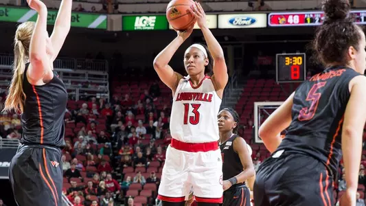 Cortnee Walton | Louisville Women's Basketball v Virginia Tech