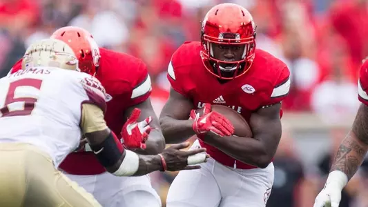 This is Jeremy Smith rushing versus Florida StateJeremy Smith (football)