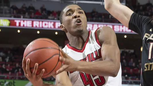 Donovan Mitchell manuevers for shot