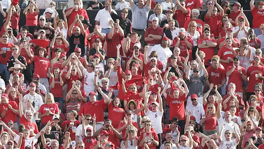 UofL fans at a football game