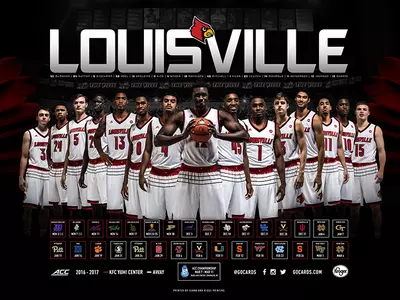 Men's Basketball 2016-17 team poster full