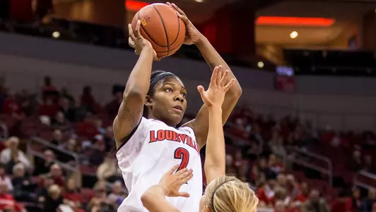 Women's Basketball v Evansville | Myisha Hines-Allen