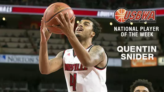 Quentin Snider USBWA national player of the week