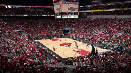 Women's Basketball v Notre Dame | KFC Yum! Center, Wideshot