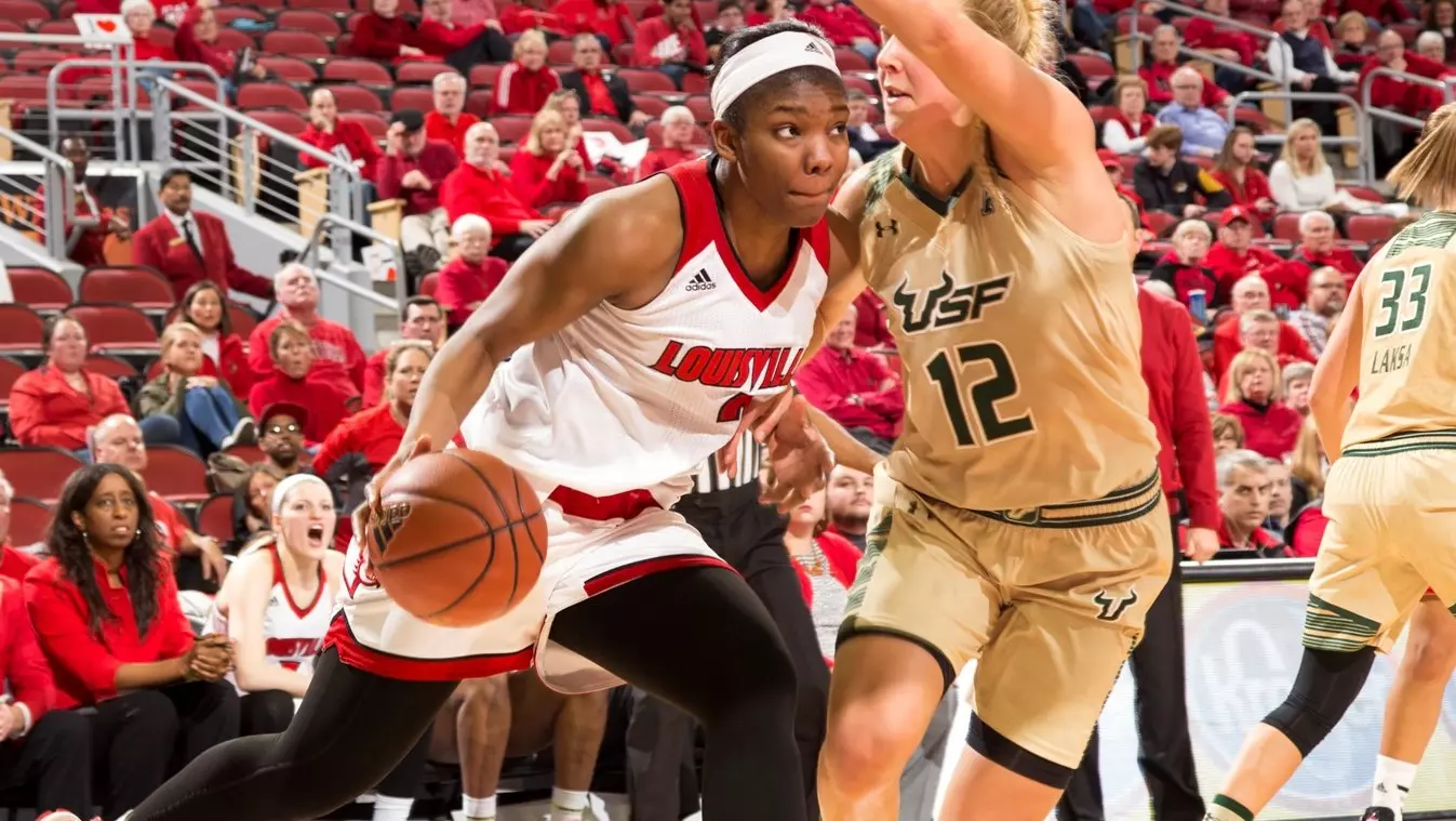 LOUISVILLE WOMEN'S BASKETBALL V USF | Myisha Hines-Allen