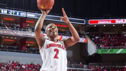 Louisville Women's Basketball v Pitt | Myisha Hines-Allen