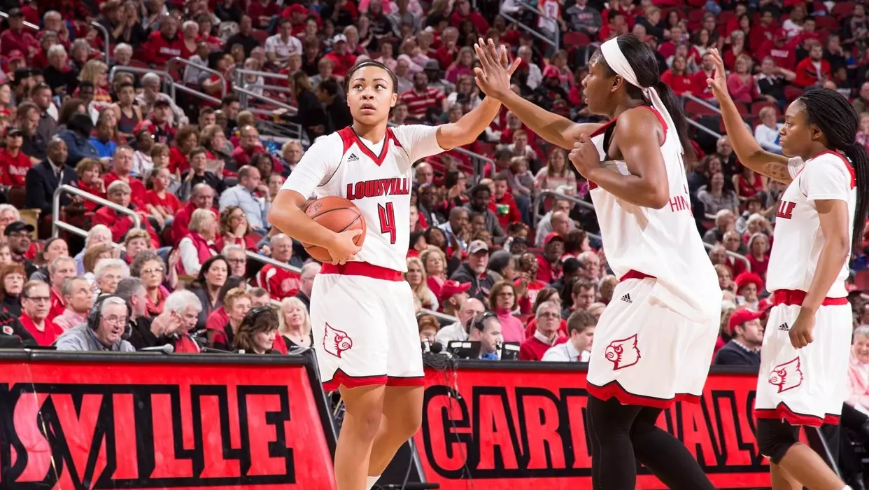 Women's Basketball v Notre Dame | Mariya Moore, Celebration