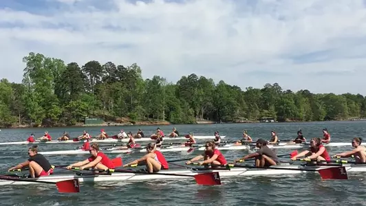 Louisville rowing practice at Clemson