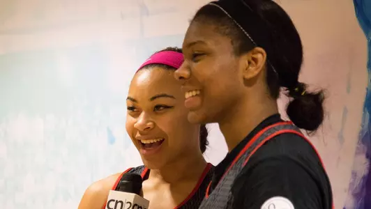 Louisville Women's Basketball ACC |Day 1| Mariya and Myisha