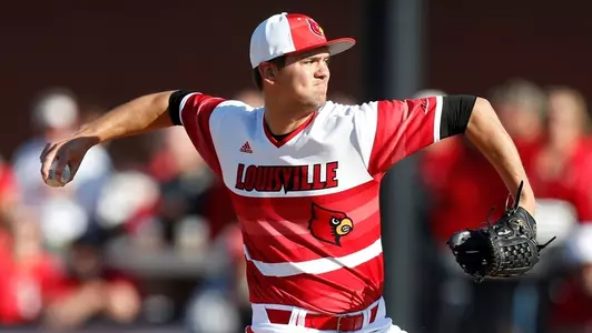 Sean Leland (40)| Louisville v Kentucky | Make-up Game | Photo By: Jeff Reinking | Louisville Athletics