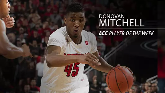 Donovan Mitchell ACC Player of the Week