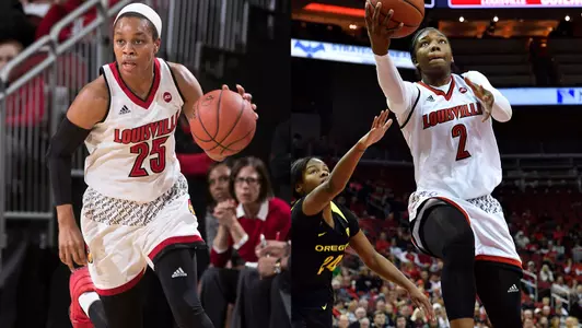Asia Durr Myisha Hines-Allen Louisville Cardinals