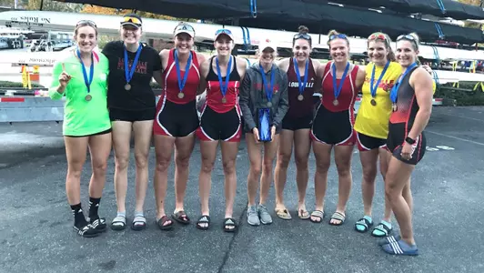 Rowing Varsity 8+ at Head of the Hooch