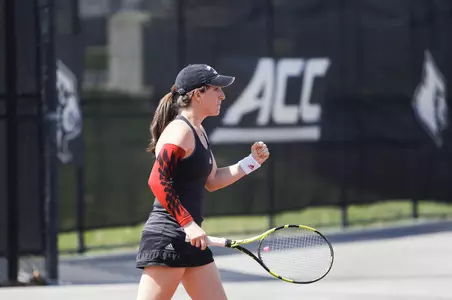 LOUISVILLE V WAKE FOREST | Mariana Humberg, celebration