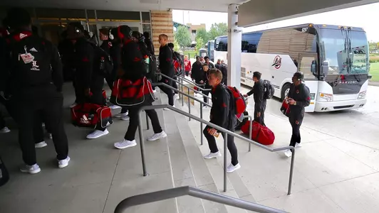 Football Checks Into Hotel | Indianapolis