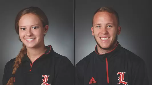 Daniel Fecteau and Molly Fears (headshots) were named ACC Divers of the Week