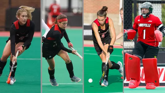 Action photos of Taylor Stone, Bethany Russ, Mercedes Pastor and Ayeisha McFerran