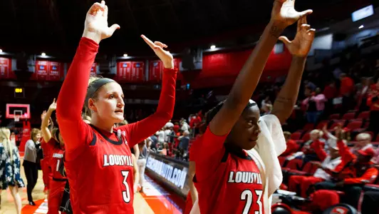 Sam Fuehring Jazmine Jones Louisville Women's Basketball