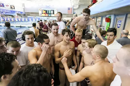Wednesday evening ACC Championships at the Greensboro Aquatic Center in Greensboro. (Photo: Karl L. Moore)
