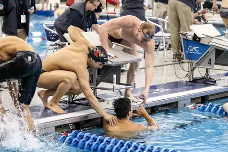 Friday evening ACC Championships at the Greensboro Aquatic Center in Greensboro. (Photo: Karl L. Moore)