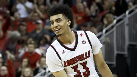 Louisville Men's Basketball v MTSU | NIT Second Round | Jordan Nwora, celebration
