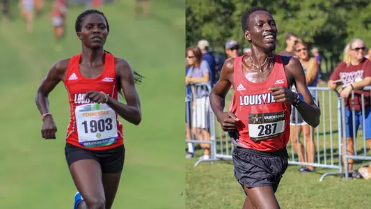 Louisville's Dorcas Wasike and Emmanuel Cheboson were honored by the ACC for their perfomances at the Commodore Classic.