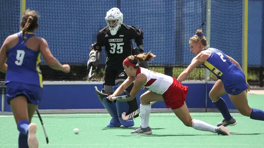Field hockey's Biz Allgeier scores against Delaware
