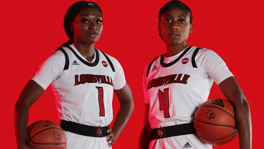 Elizabeth Balogun Dana Evans Louisville Women's Basketball