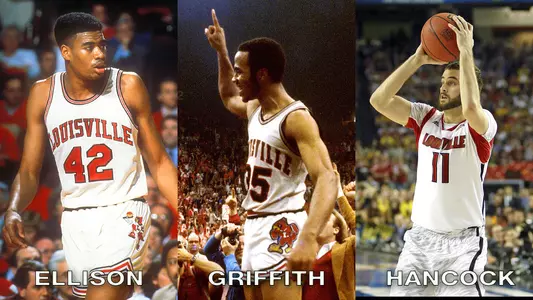 Pervis Ellison, Darrell Griffith and Luke Hancock were each named Final Four Most Outstanding Player.