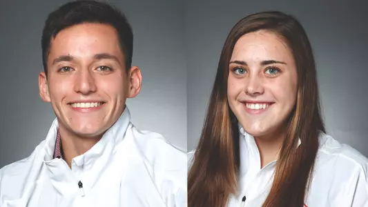 Michaela Sliney and Daniel Pinto headshots