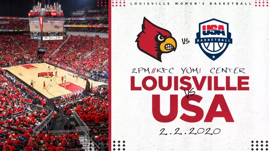 Louisville to Play USA Women’s National Team at KFC Yum! Center