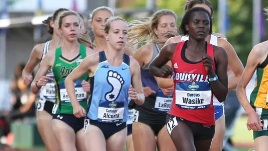 Dorcas Wasike runs the 10,000m at the 2018 NCAA Outdoor Championships