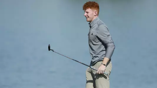 John Murphy celebrates on No. 1