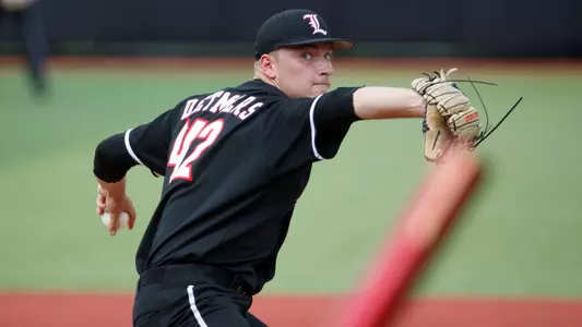 Reid Detmers during the Cardinals NCAA Regional game with Illinois State at Jim Patterson Stadium on June 1.