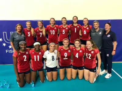 USA Collegiate National Team Shot after match with Argentina