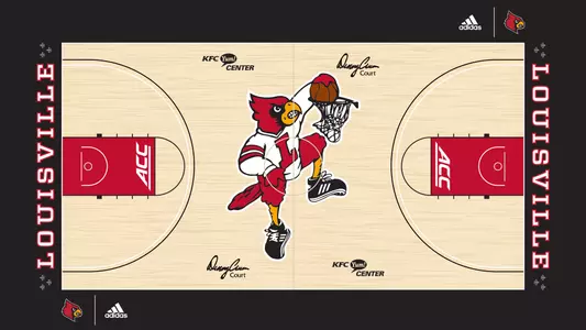 Louisville Cardinals KFC Yum! Center Court Design