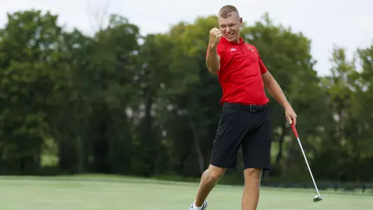 Matthias Schmid celebrates