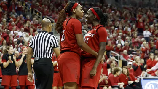 Bionca Dunham Jazmine Jones Louisville Women's Basketball