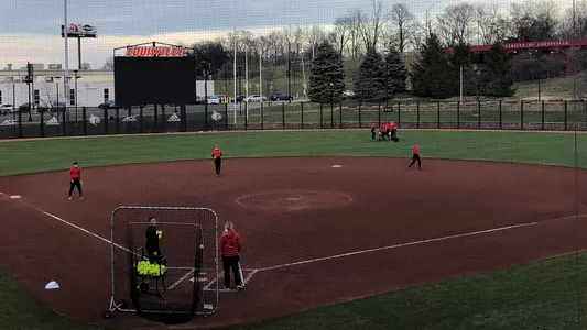 The 2020 Cardinals during a January practice