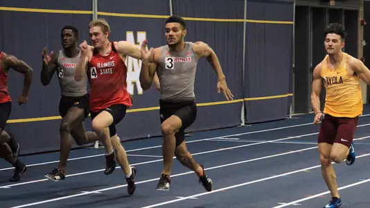 Isiah Pantiere wins two event on the track at the Notre Dame Invitational