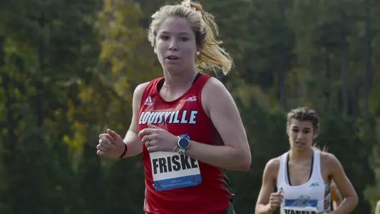 Callie Friske at the ACC Cross Country Championship