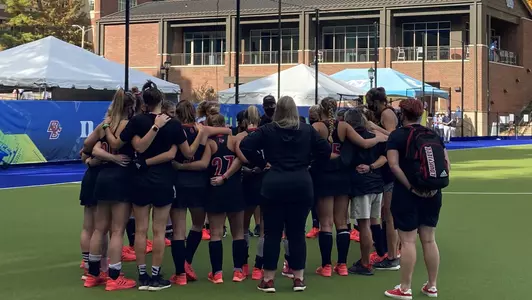 Team huddle at ACC Championship