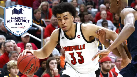 Jordan Nwora was honored on the CoSIDA Academic All-District team