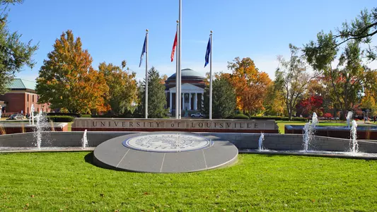 Grawemeyer Hall on the University of Louisville campus