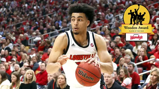Jordan Nwora is on the final ballot for the 2020 Wooden Award All-America team and national player of the year.