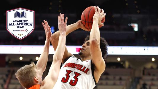 Jordan Nwora has been honored as a Academic All-America second team selection.