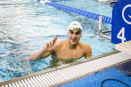 Nick Albiero throws up his L.