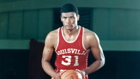 Wes Unseld, whose No. 31 is one of four retired numbers with the Cardinals, played 3 seasons at UofL from 1965-68