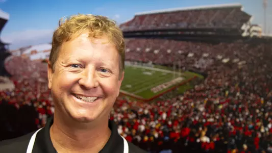 Michael Lattin is the Cardinals' new public address announcer for football