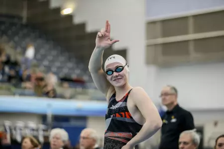 Openysheva waves to the crowd while being introduced
